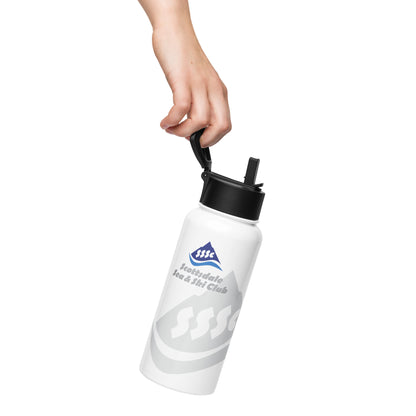 SSASC0073 - 06002 Stainless steel water bottle with a straw lid