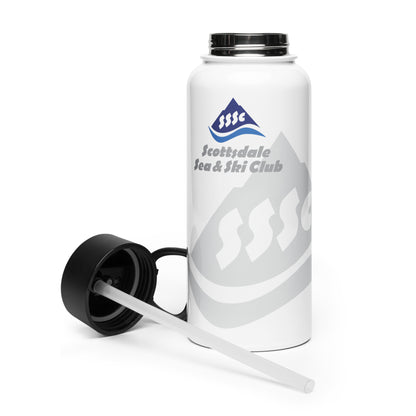 SSASC0073 - 06002 Stainless steel water bottle with a straw lid