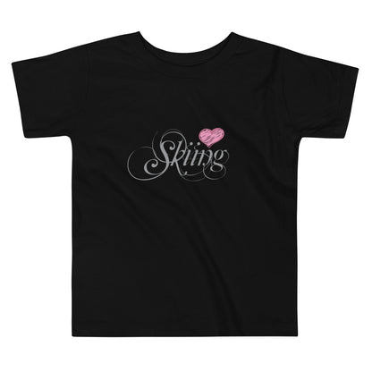 CS0047 - 03001 - Love Skiing/Women's Toddler Short Sleeve Tee