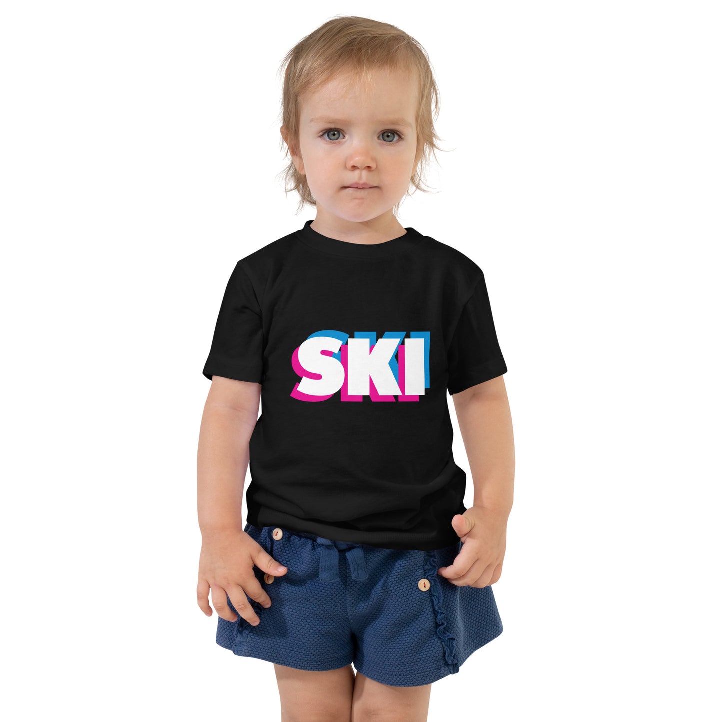 CS0058 - 03001 - 3D SKI Unisex Toddler Short Sleeve Tee