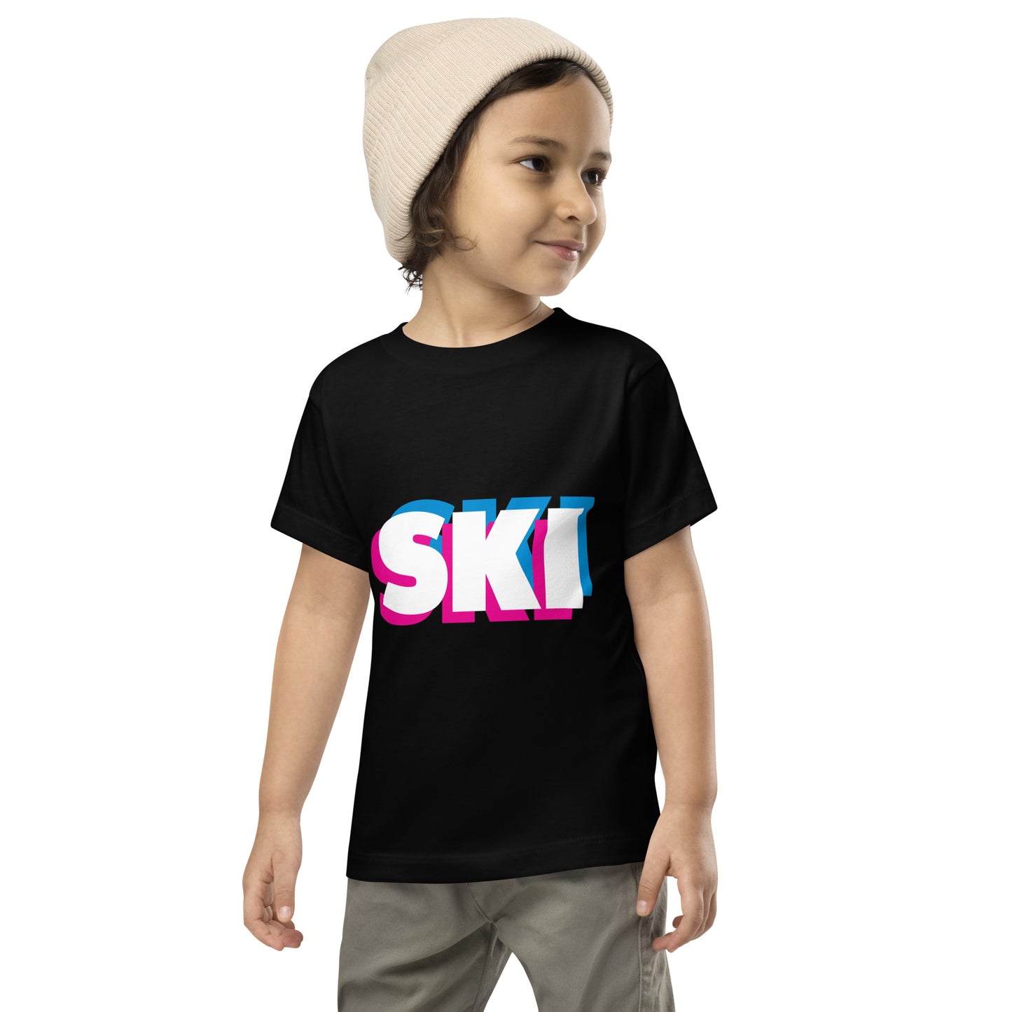 CS0058 - 03001 - 3D SKI Unisex Toddler Short Sleeve Tee