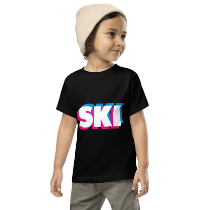 CS0058 - 03001 - 3D SKI Unisex Toddler Short Sleeve Tee