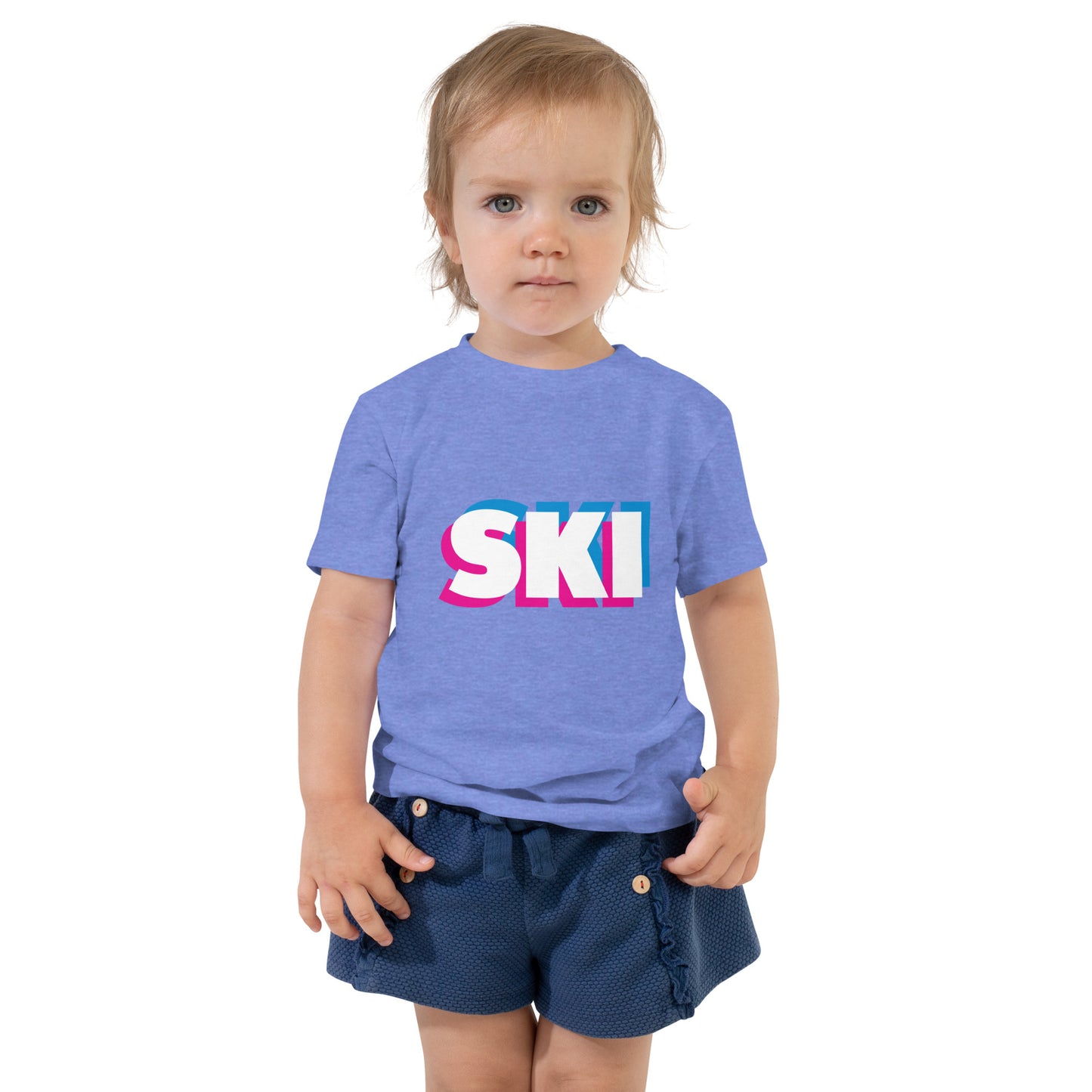 CS0058 - 03001 - 3D SKI Unisex Toddler Short Sleeve Tee