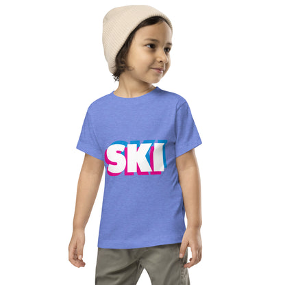 CS0058 - 03001 - 3D SKI Unisex Toddler Short Sleeve Tee