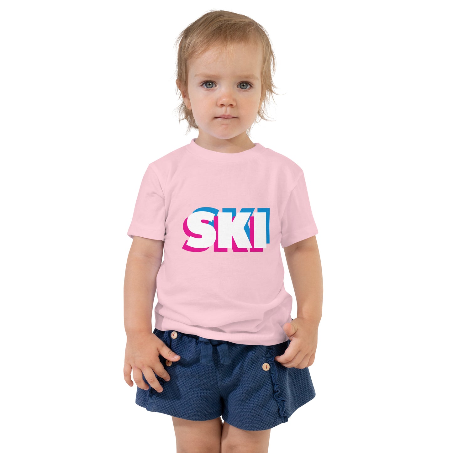 CS0058 - 03001 - 3D SKI Unisex Toddler Short Sleeve Tee