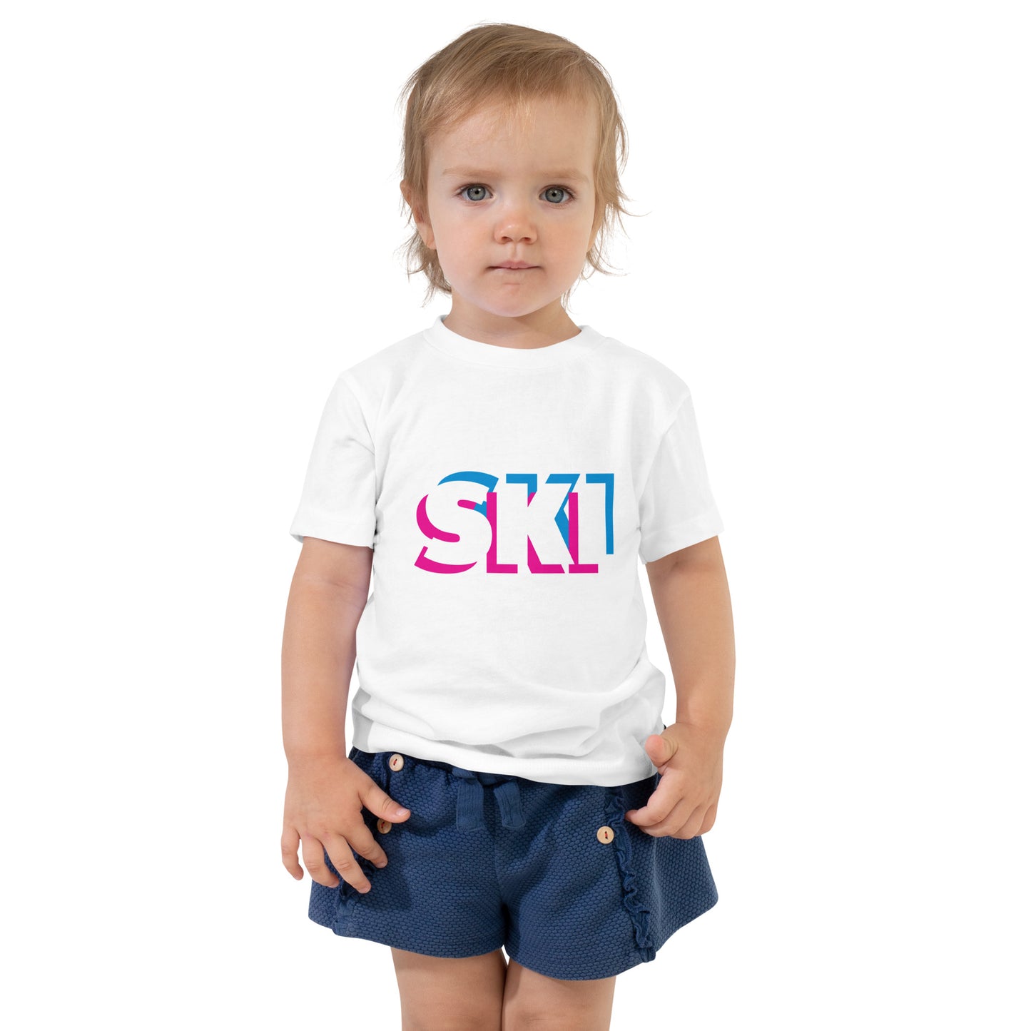 CS0058 - 03001 - 3D SKI Unisex Toddler Short Sleeve Tee