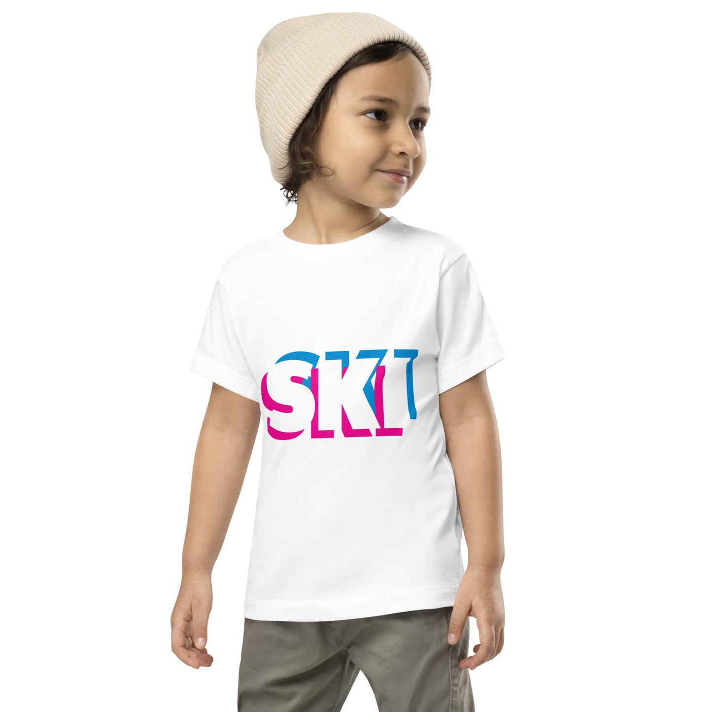 CS0058 - 03001 - 3D SKI Unisex Toddler Short Sleeve Tee