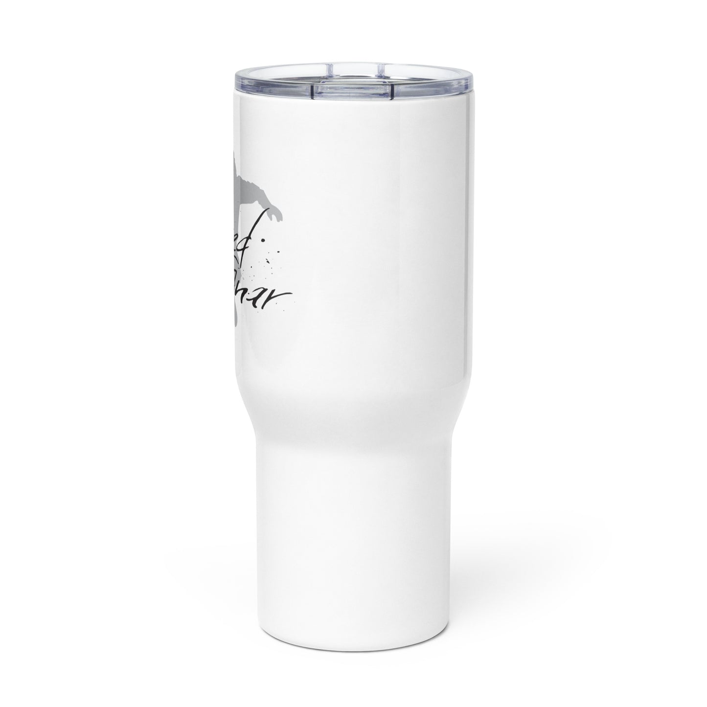 CS0021 - 06002 - Shred the Gnar Travel mug with a handle