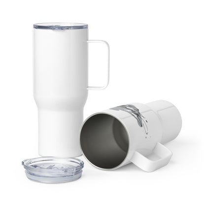 CS0021 - 06002 - Shred the Gnar Travel mug with a handle