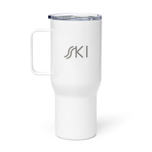 CS0030 - 06002 - SKI Tracks Travel mug with a handle