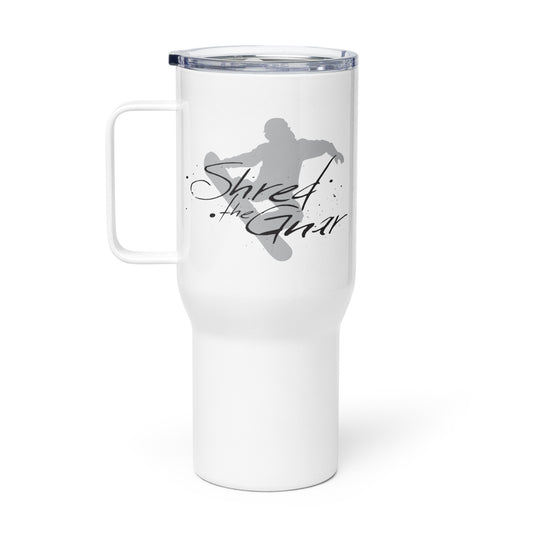 CS0021 - 06002 - Shred the Gnar Travel mug with a handle