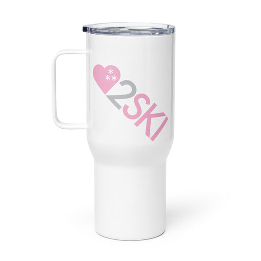 CS0027 - 06002 - LOVE2SKI Travel mug with a handle