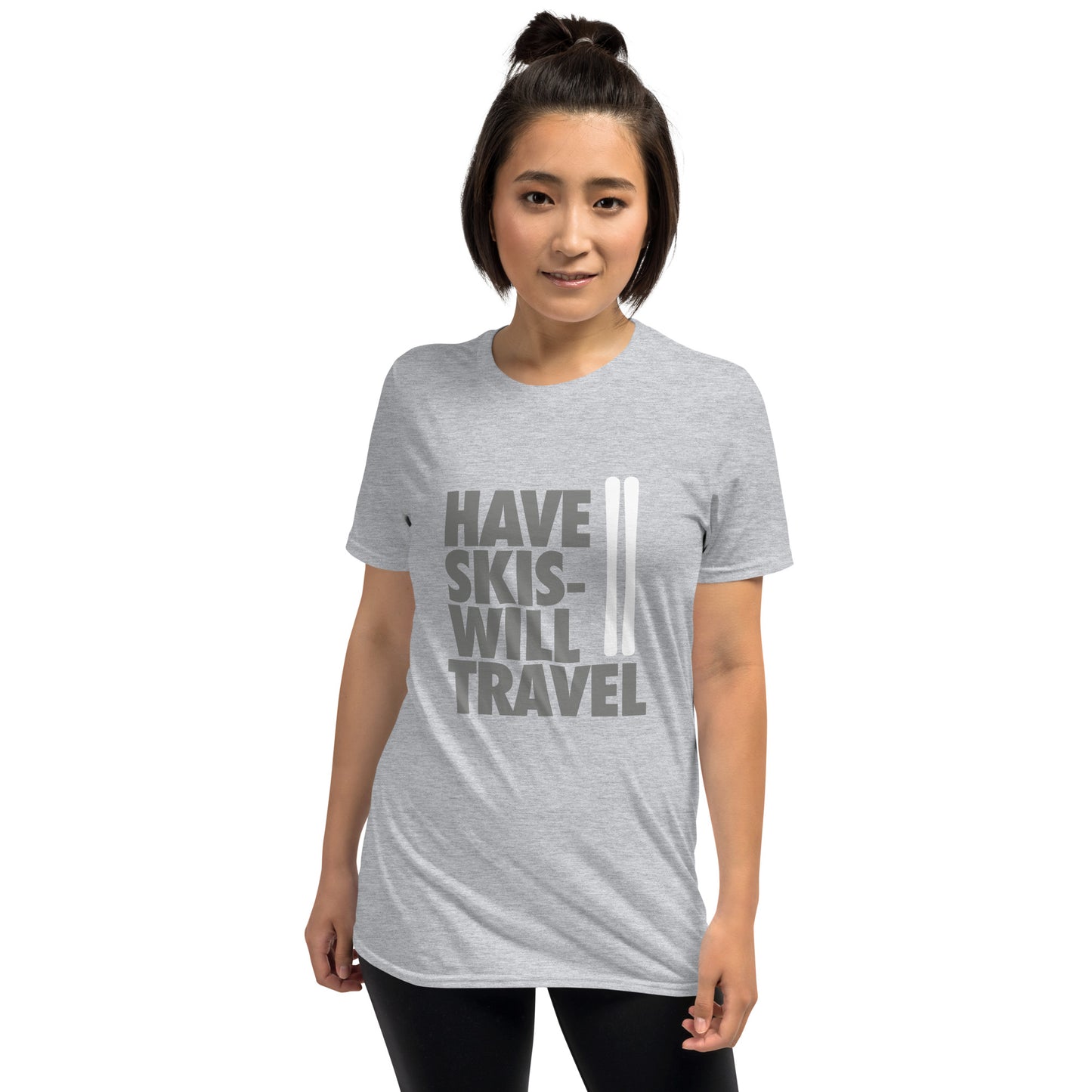 CS0032 - 01001 - Have Skis Will Travel Short-Sleeve Unisex T-Shirt