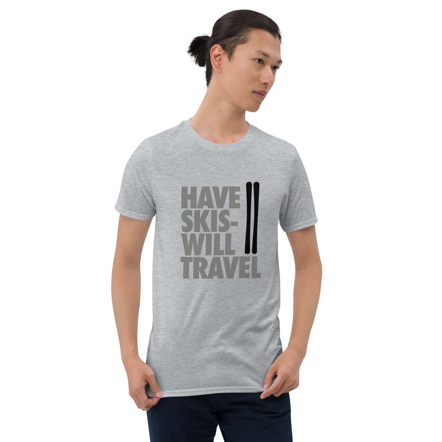 CS0032 - 01001 - Have Skis Will Travel Short-Sleeve Unisex T-Shirt