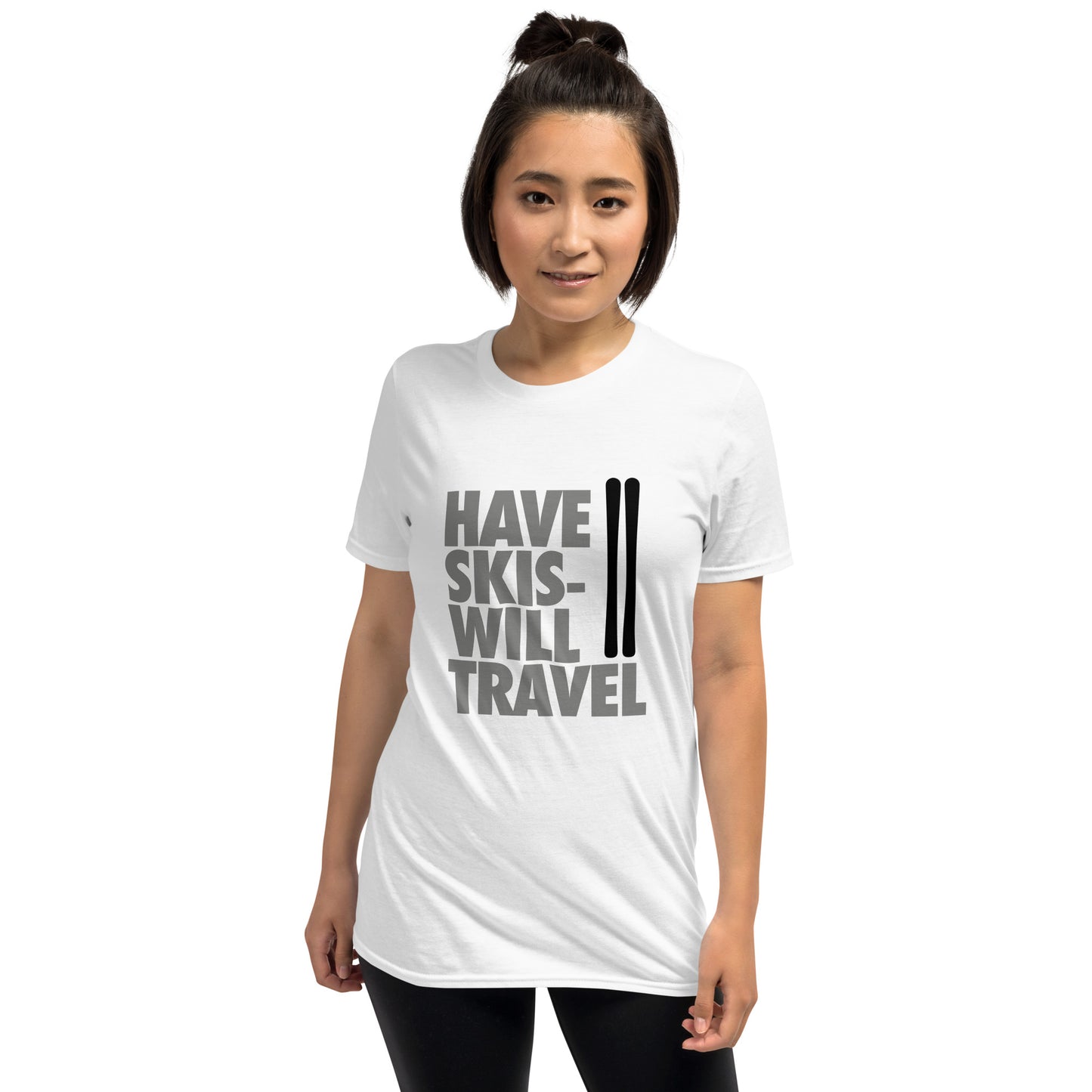 CS0032 - 01001 - Have Skis Will Travel Short-Sleeve Unisex T-Shirt