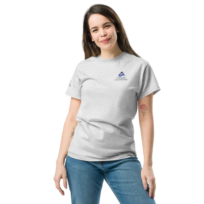 SSASC0125 - 01001 Unisex Classic Tee with Sleeve Logo