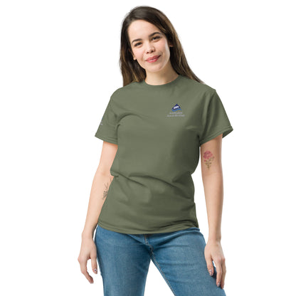 SSASC0125 - 01001 Unisex Classic Tee with Sleeve Logo