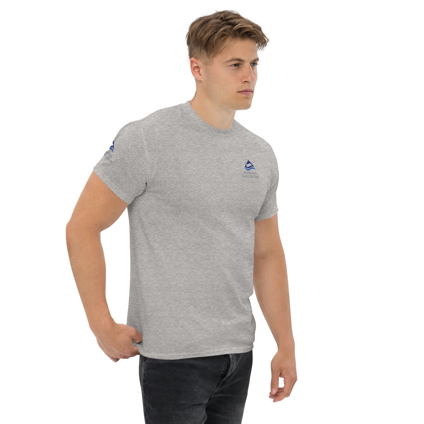 SSASC0125 - 01001 Unisex Classic Tee with Sleeve Logo