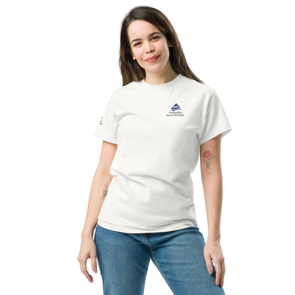 SSASC0125 - 01001 Unisex Classic Tee with Sleeve Logo