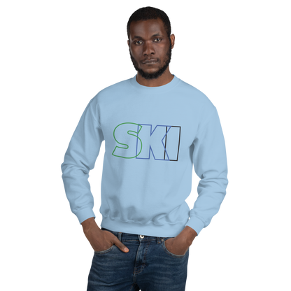 CS0052 - 01005 - SKI Outlined Unisex Sweatshirt