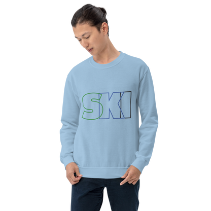 CS0052 - 01005 - SKI Outlined Unisex Sweatshirt