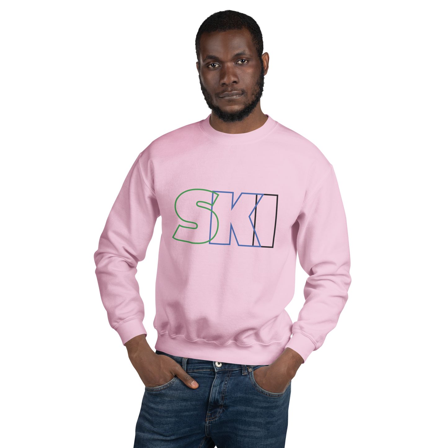 CS0052 - 01005 - SKI Outlined Unisex Sweatshirt