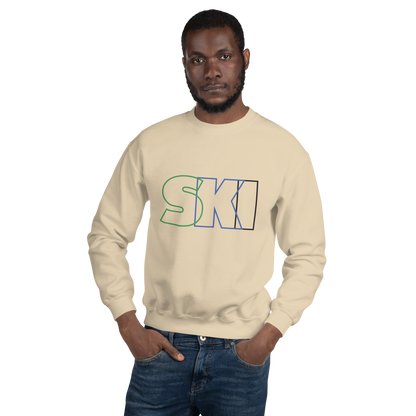 CS0052 - 01005 - SKI Outlined Unisex Sweatshirt