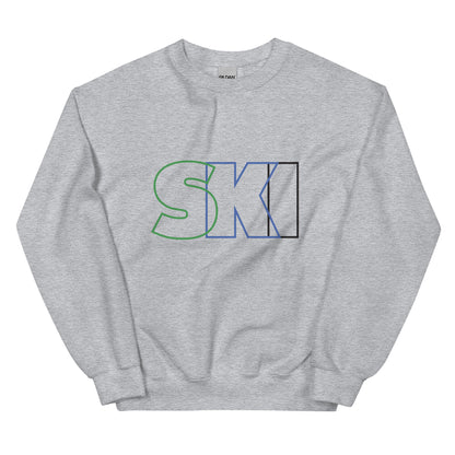 CS0052 - 01005 - SKI Outlined Unisex Sweatshirt