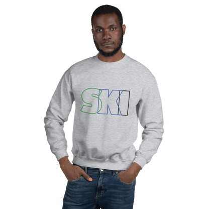 CS0052 - 01005 - SKI Outlined Unisex Sweatshirt