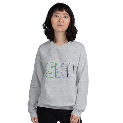 CS0052 - 01005 - SKI Outlined Unisex Sweatshirt