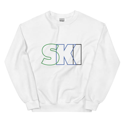 CS0052 - 01005 - SKI Outlined Unisex Sweatshirt