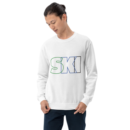 CS0052 - 01005 - SKI Outlined Unisex Sweatshirt