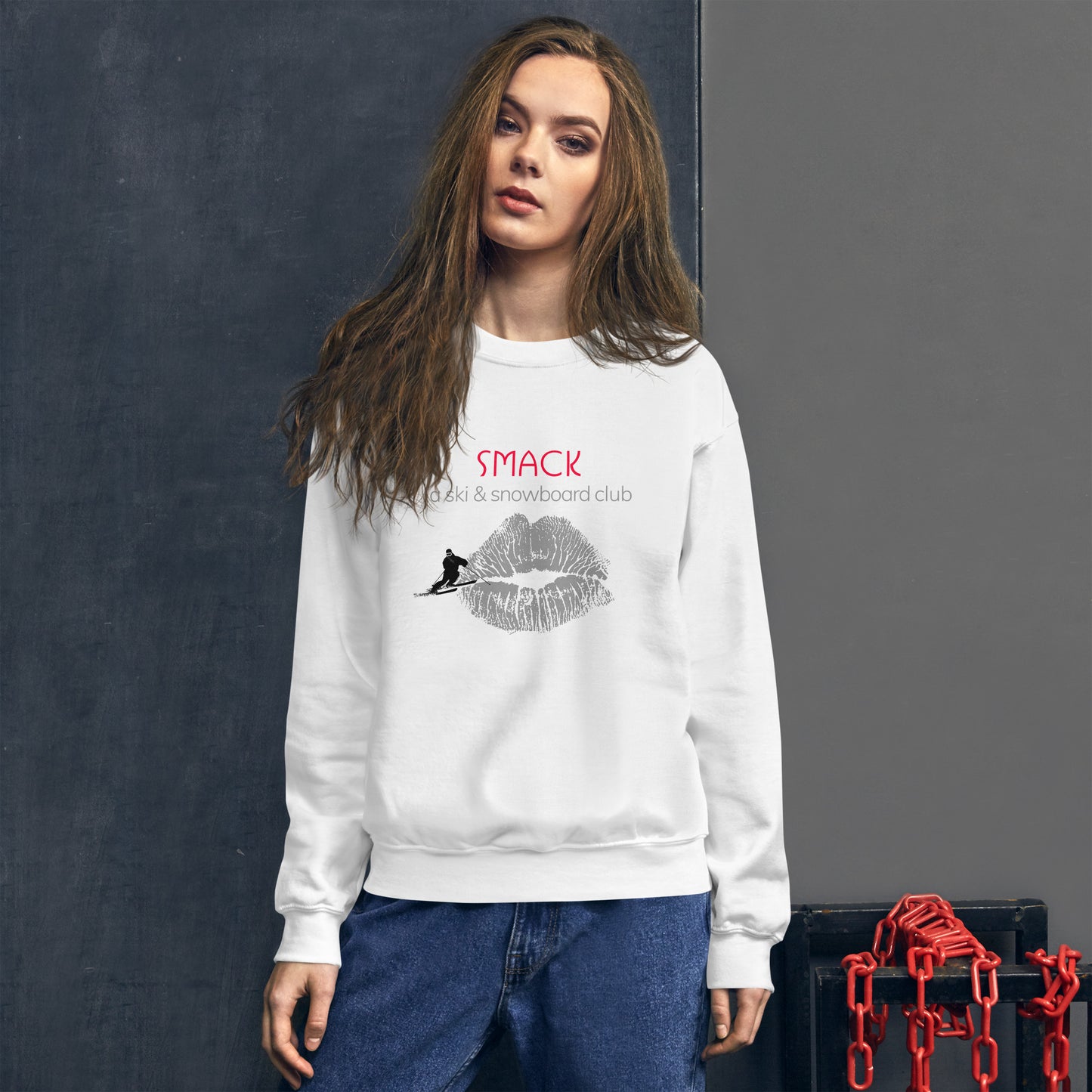 CS0008 - 01005 - Smack Ski & Snowboard Club Unisex Sweatshirt