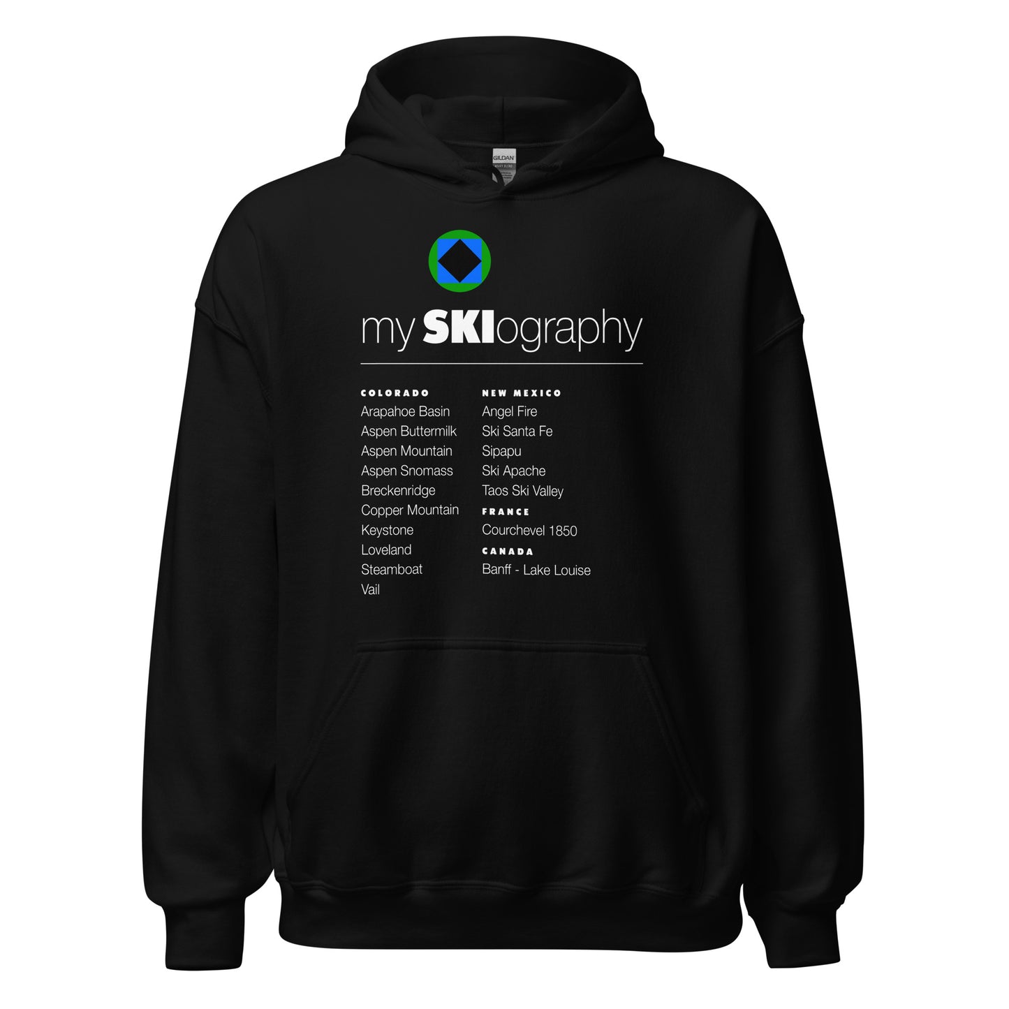 CS0001 - 01004 - mySKIography Unisex Hoodie