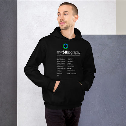 CS0001 - 01004 - mySKIography Unisex Hoodie