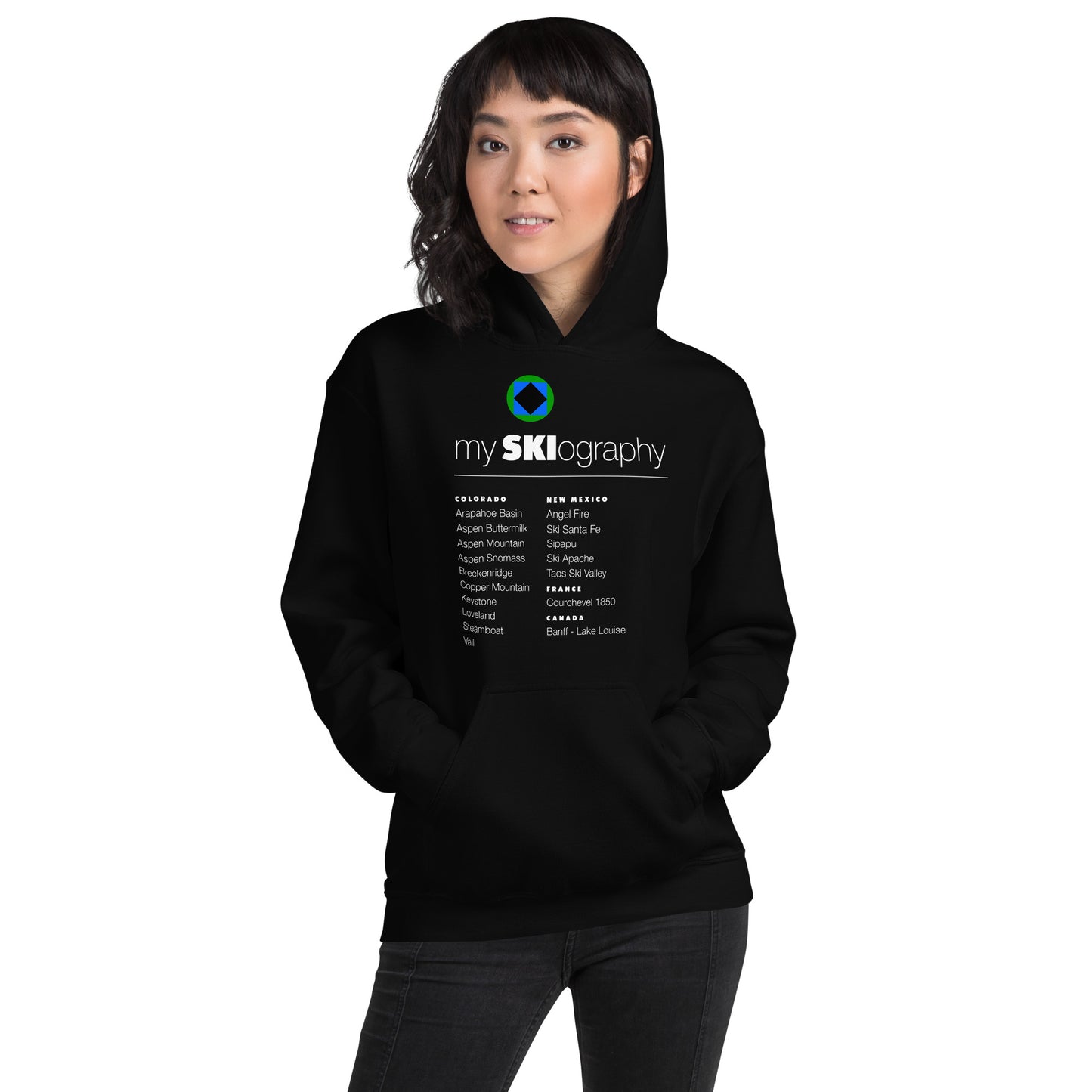 CS0001 - 01004 - mySKIography Unisex Hoodie