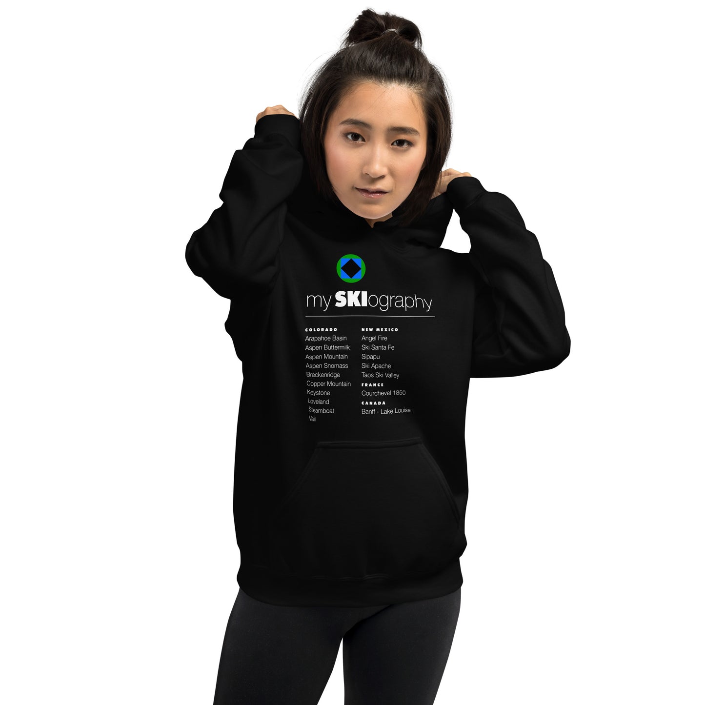 CS0001 - 01004 - mySKIography Unisex Hoodie