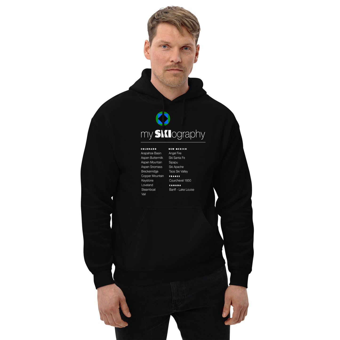 CS0001 - 01004 - mySKIography Unisex Hoodie