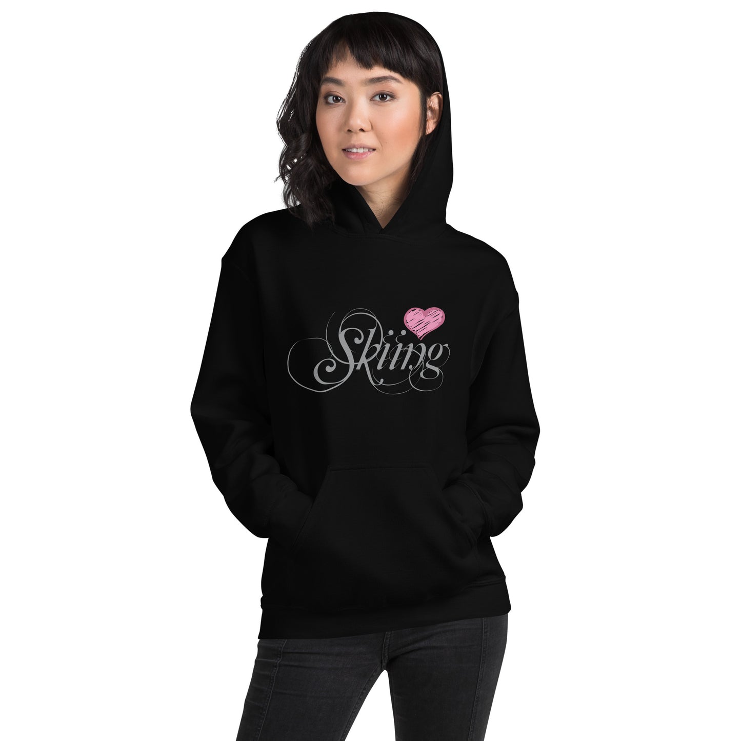 CS0047 - 02004 - Love Skiing/Women's Hoodie