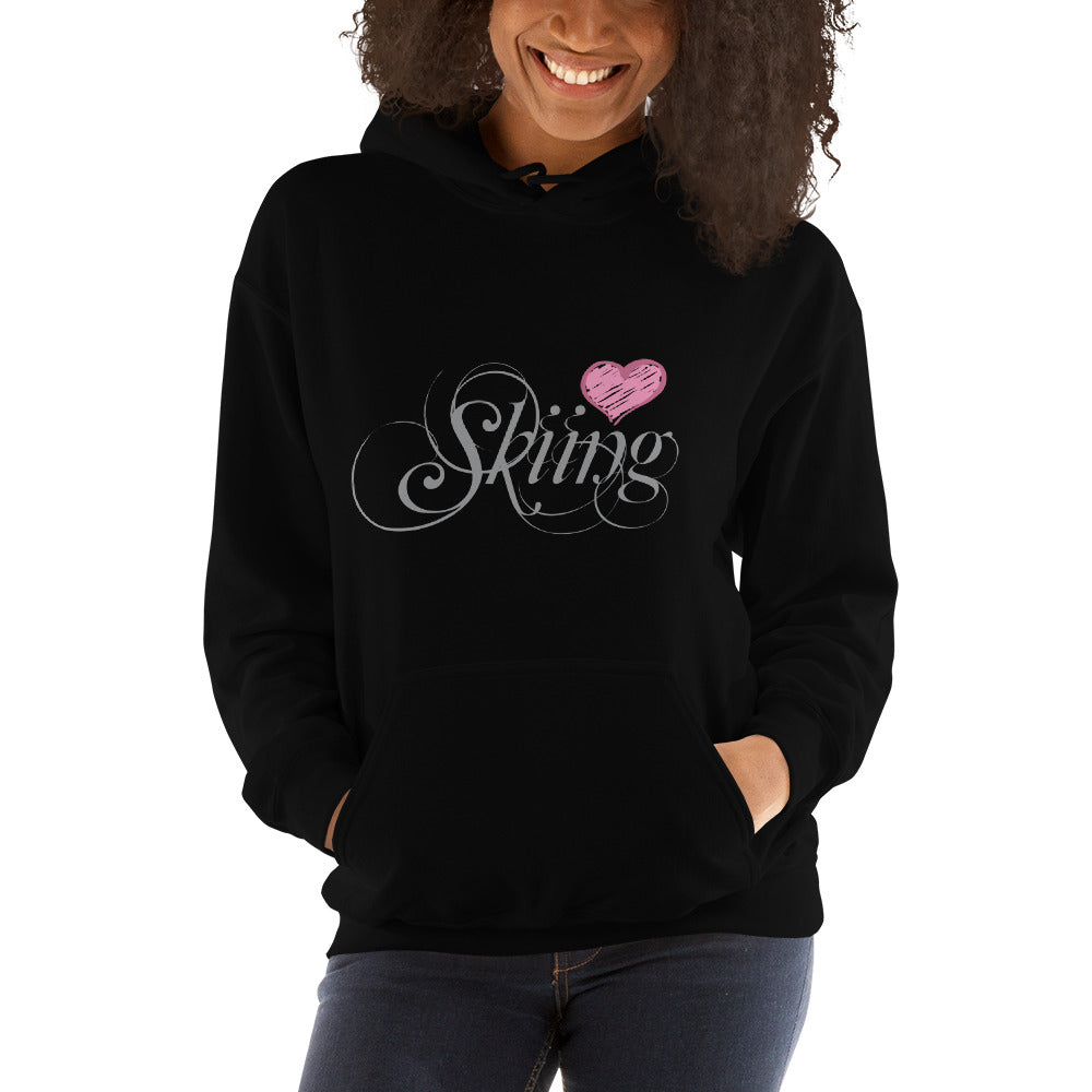 CS0047 - 02004 - Love Skiing/Women's Hoodie