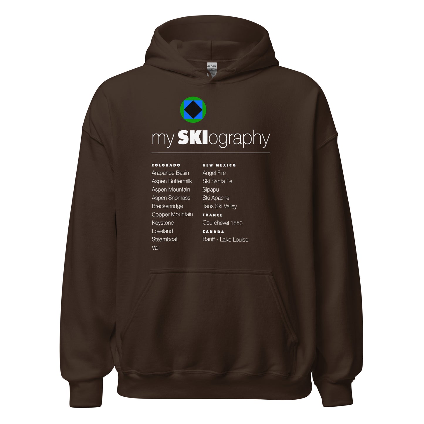 CS0001 - 01004 - mySKIography Unisex Hoodie