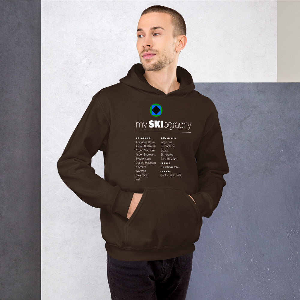 CS0001 - 01004 - mySKIography Unisex Hoodie