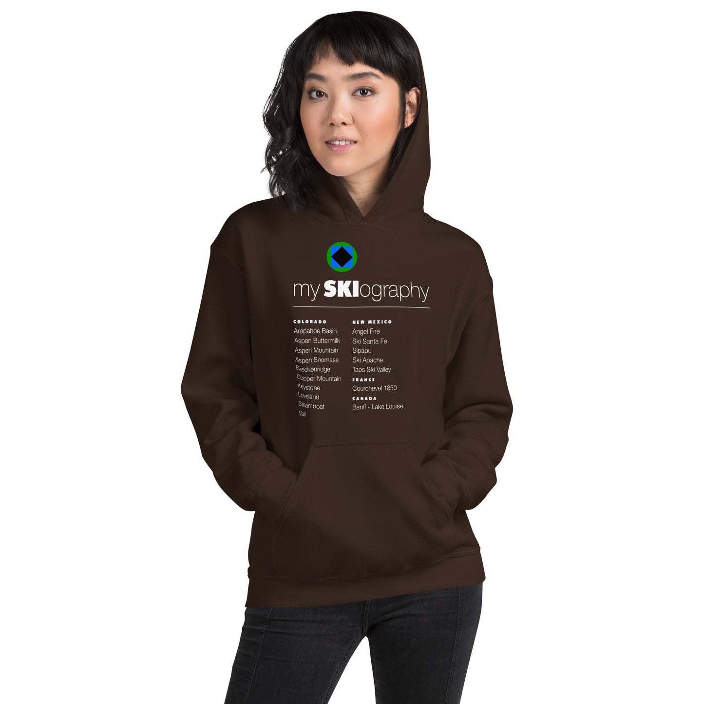 CS0001 - 01004 - mySKIography Unisex Hoodie