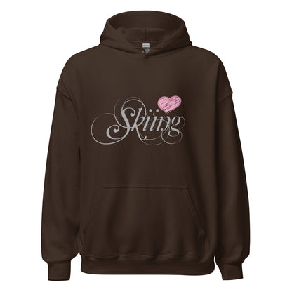 CS0047 - 02004 - Love Skiing/Women's Hoodie