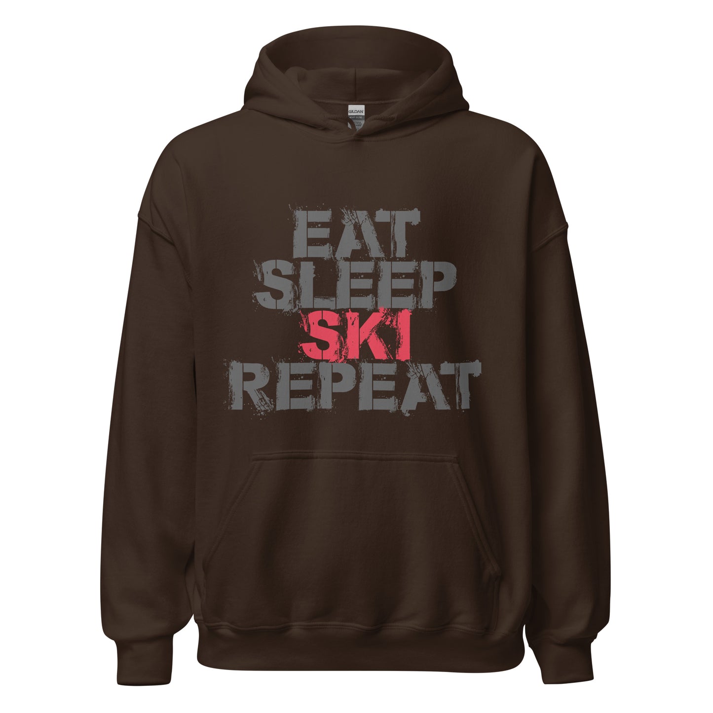 CS0048 - 01004 - Eat Sleep Ski Repeat Unisex Hoodie