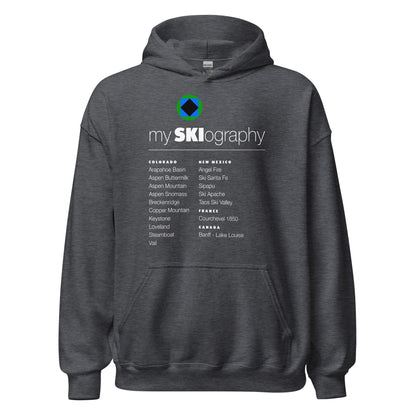 CS0001 - 01004 - mySKIography Unisex Hoodie