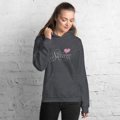 CS0047 - 02004 - Love Skiing/Women's Hoodie