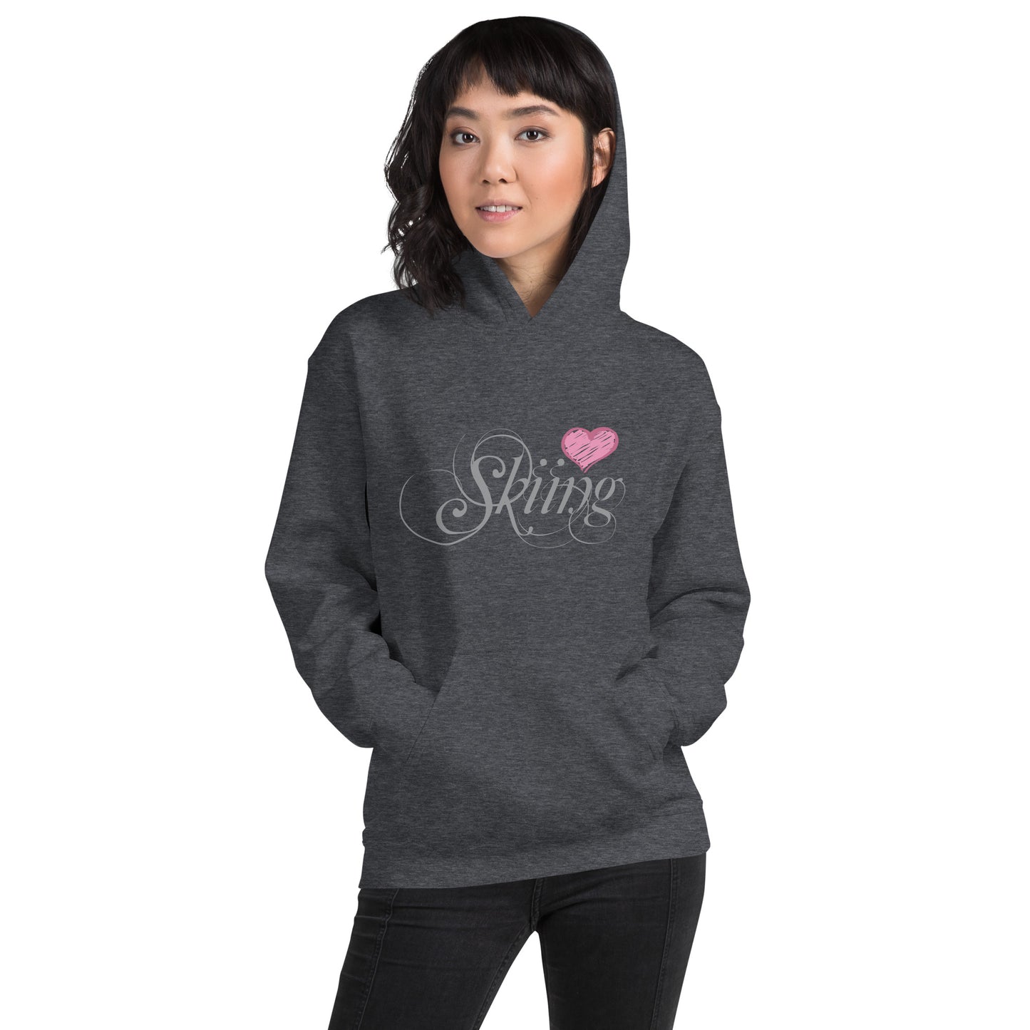 CS0047 - 02004 - Love Skiing/Women's Hoodie