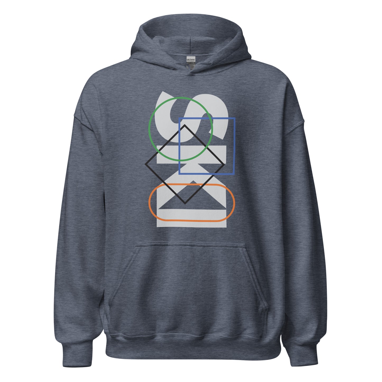 CS0044 - 01004 - SKI Icons Outlined Unisex Hoodie