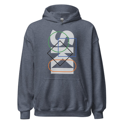 CS0044 - 01004 - SKI Icons Outlined Unisex Hoodie